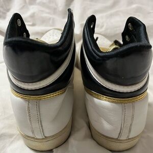 adidas Black Sneaker with Gold Trim